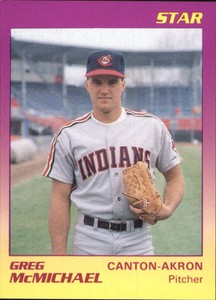 1989 Canton-Akron Indians Star #16 Greg McMichael