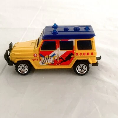 Matchbox 1984 Mercedes Benz 280 GE Scuba Beach Patrol Truck SUV - Image 1 of 4