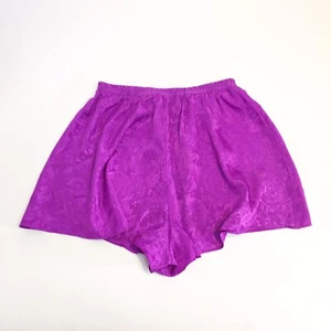 Vtg Victoria's Secret Gold Label Purple Sleep Shorts High Rise Vintage Sz S - Picture 1 of 5