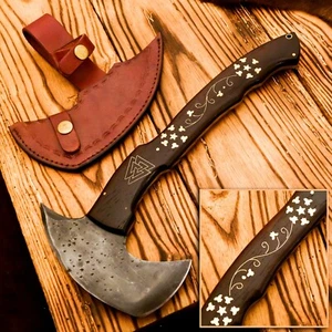 CUSTOM Made Handmade Carbon Steel Viking Axe Tomahawk Axe Throwing Hatchet AXE - Picture 1 of 2