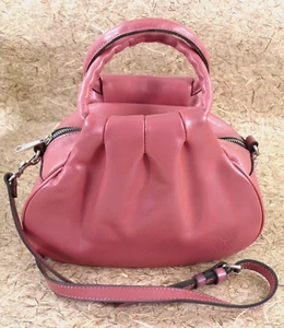 NWT PATRICIA NASH VINTAGE COLLECTION LEATHER HANDBAG ROSE 10-1/4 x 7-1/2 x 5-1/2 - Picture 1 of 5