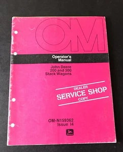 John Deere 200-300 Stapelwagen Betriebsanleitung OM-N159362 Ausgabe 14 Händlerkopie - Bild 1 von 4