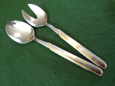 WMF Modell Onda Gold Vorleger Salatbesteck in Cromargan TOP fast wie neu ! - Bild 1 von 2