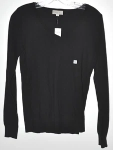 Suéter Loft Negro Tejido Suave Cuello en V Talla XSmall Nuevo con Etiquetas - Imagen 1 de 3