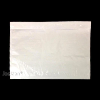 200 POUCHES SLIPS ADDRESS LABELING SHIPPING DOCUMENT ENCLOSED A6 PLAIN WALLET - Image 1 of 2