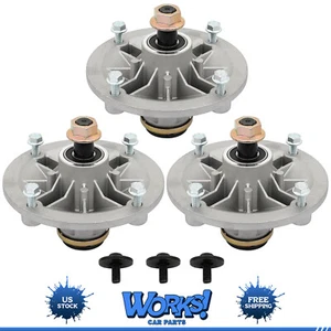 3PK SPINDLE ASSEMBLY FOR TORO 80-4341 71180-71428 74301-74403 88-4510 80-4380 - Picture 1 of 11