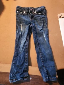 True Religion jeans Size 5 Kids geno relaxed slim Blue - Picture 1 of 7