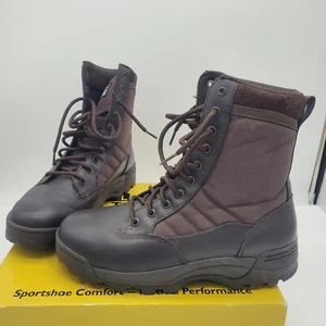Original SWAT Men's Classic 9" Brown Tactical Boot #1150 Size 9.5 NEW - Picture 1 of 10