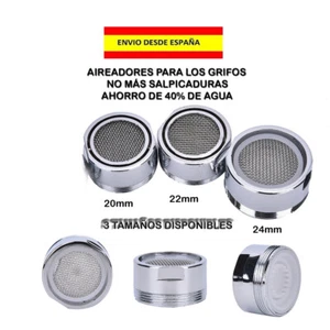 GRIFO AIREADOR LAVABO FREGADERO LAVACOPAS LAVADERO COCINA BAÑO AHORRO DE AGUA - Imagen 1 de 1