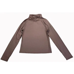 Top A New Day Small S manica lunga finto collo malva leggero scollo increspato wo - Foto 1 di 10