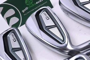 Left Hand Ping G730 Irons / 5-PW+UW / Green Dot/ Stiff Flex Dynamic Gold Mid 115 - Picture 1 of 7
