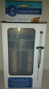 Grand Gourmet Stainless Steel Turkey Flavor Injector w/ 2 Needles NEW IN PACKAGE - Picture 1 of 8