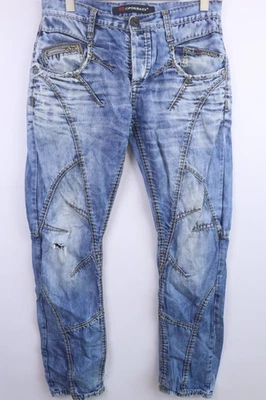 Pantalones de mezclilla Cipo & Baxx azules desgastados para hombre talla W33 L34 Foto 1 de 4