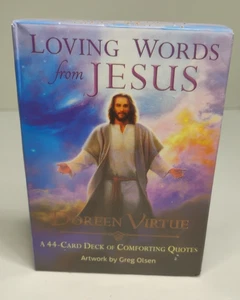 Loving Words from Jesus Oracle 44 Cards Deck Doreen Virtue AUTHENTIC Open Box - Picture 1 of 2