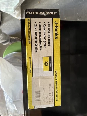 Platinum Tools JH32-25 gancho en J, estándar, 2", tamaño 32, 25/caja, serie JH Foto 1 de 3