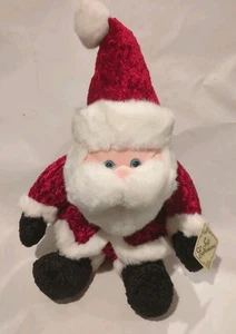 Großes 18 Zoll Vintage Main Joy Soft Expressions Santa Weihnachten Stofftier Plüschtier - Bild 1 von 8