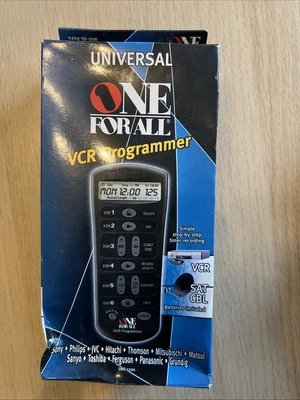 All For One Universal Remote VCR Programmer URC-5220 Brand New With LCD Display - Image 1 of 4