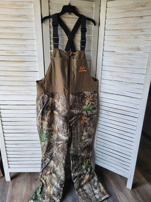 Baberos de caza RealTree Edge para hombre XL aislados resistentes al agua camuflaje excelente Foto 1 de 4
