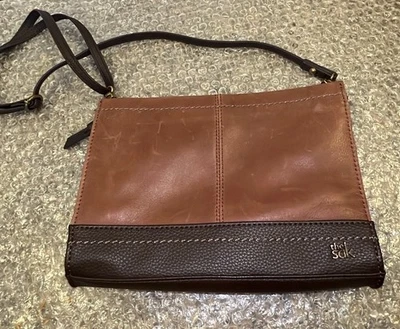 Sak тик блок Iris Demi застежки мягкой кожи сумка через плечо сумочка чистый! - Изображение 1 из 4