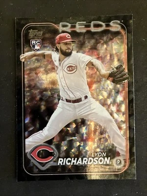 2024 Topps Series 2 - Black Foilboard #517 Lyon Richardson RC Cincinnati Reds - Image 1 of 2