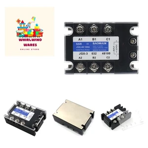 3 Phase Solid State Relay 4-32 VDC Input 480VAC 100 Amp Output DC/AC - Picture 1 of 8