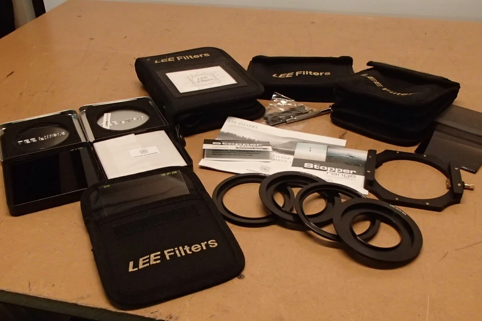 LEE System Filter Kit 100mm with Stoppers 58mm 67mm 77mm 82mm Adapters and Bags - Image 1 of 4