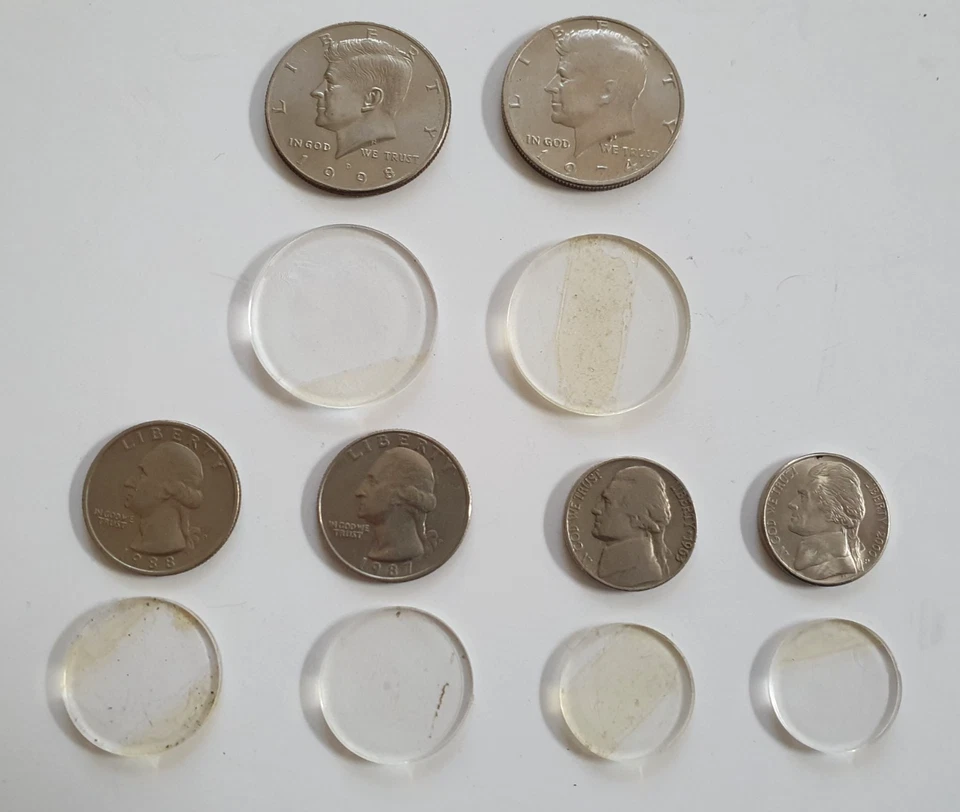 ICE COINS & REGULAR COINS - Gaff Coins for Magic Tricks - Image 1 of 1