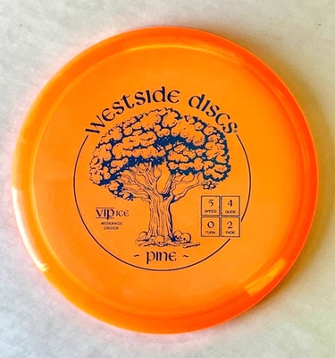FLY GREEN DISC GOLF: USED RARE WESTSIDE VIP IVE PINE MIDRANGE 5/4/0/2 - MINT - Image 1 of 2