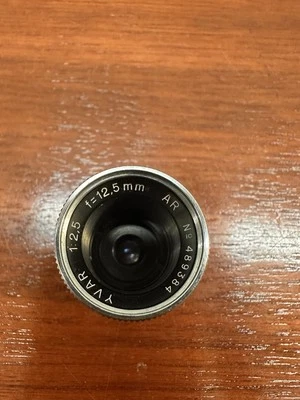 VINTAGE KERN PAILLARD YVAR 12.5mm f/2.5 CINE LENS - D MOUNT - Image 1 of 4