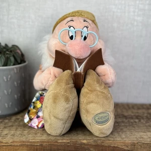 Disney Store Stamped Doc Dwarf - Snow White Official Beanbag Plush With Tags - Picture 1 of 11