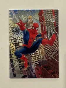 2017 Fleer Ultra Spider-Man Base WEB FOIL #001 #1 SPIDER-MAN (siehe 100 Venom)💕* - Bild 1 von 2