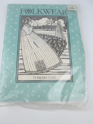 VTG Folk wear Pattern No. 106 Turkish Coat UNCUT Sizes 6-16 Cosplay - Image 1 of 3