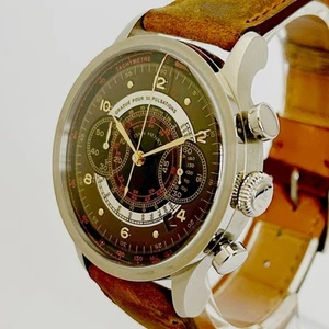 Orologio Uomo Dan Henry 0487-193 Cronografo Militare 41mm 50m Impermeabile - Foto 1 di 12