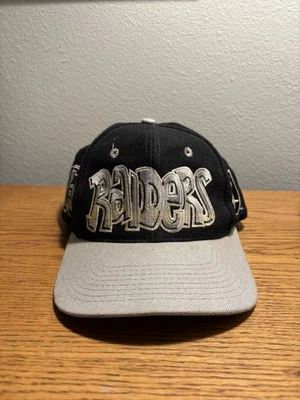 De Colección Drew Pearson Los Angeles Raiders NFL Burbuja Graffiti Adulto Snapback Sombrero Años 90 Foto 1 de 4