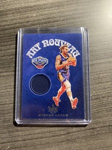 Steven Adams 2020-21 Panini Court Kings Art Nouveau Jersey Relic Pelicans