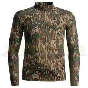 Blocker Outdoor Finisher Turkey 1/4 Zip Performance Tee - MO Greenleaf - Medium - Picture 1 of 1