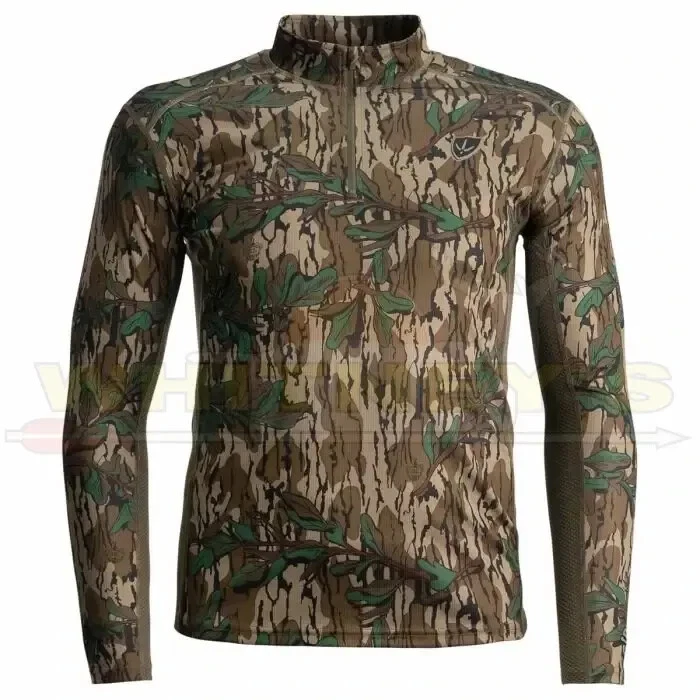 Blocker Outdoor Finisher Turkey 1/4 Zip Performance Tee - MO Greenleaf - Medium - Image 1 of 1