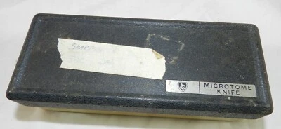 Vintage Microtome Knife by American Optical - for prepaing microscope slides - Image 1 of 4