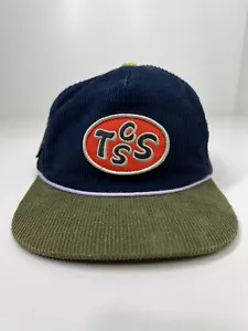 Critical Slides Society cap hat corduroy green blue adjustable one size fit most - Foto 1 di 14