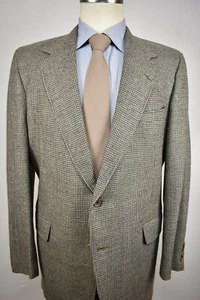 1976-1994 H. Freeman & Son Gray/Brown Wool Two Button Sport Coat Size: 42R - Picture 1 of 12