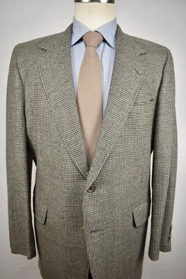 Abrigo deportivo H. Freeman & Son 1976-1994 gris/marrón lana dos botones talla: 42R Foto 1 de 4