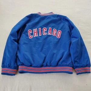 Nike MLB Chicago Cubs blue jacket 6/7 - Picture 1 of 7