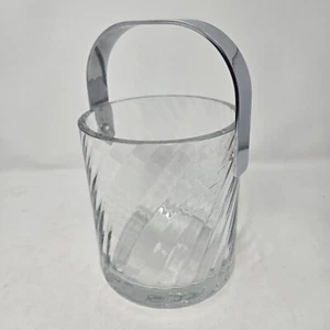 Cubo de hielo de cristal Orrefors Suecia Helena - Imagen 1 de 4