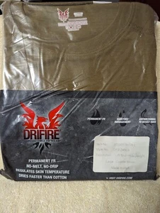 NEW DRIFIRE Large Long Sleeve T-Shirt Coyote Brown