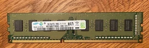 2GB DDR3 PC RAM PC3-12800U DIMM 240-pol SAMSUNG - Bild 1 von 3