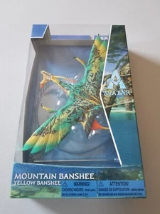AVATAR 2 WORLD OF PANDORA MOUNTAIN BANSHEE YELLOW BNIB MACFARLANE - Picture 1 of 4