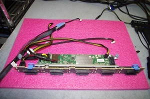 Dell PowerEdge R630 10 Bay SFF 2.5" Board Backplane 22VC9 3XTYM WITH CABLES USA! - Picture 1 of 2