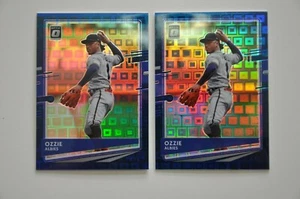 (2) 2020 Optic Baseball Ozzie Albies Blue Pandora /99 Atlanta Braves - Picture 1 of 2