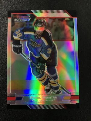 2004 Bowman Chrome #101 Pavol Demitra Refractor /300 St Louis Blues - Image 1 of 2