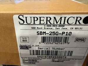 SM SBM-25G-P10 - Pass-Thru Module for SuperBlade Enclosure - Picture 1 of 2